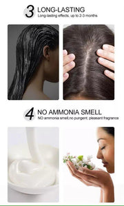 Kaiws Black Hair Colour Shampoo - Unisex, No Ammonia, No Stains